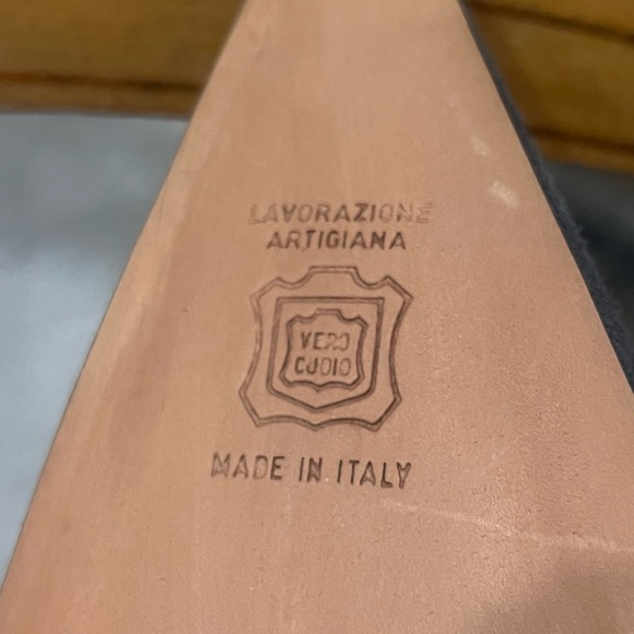 Manolo Blahnik Gray Suede Heels - Picture 9 of 9